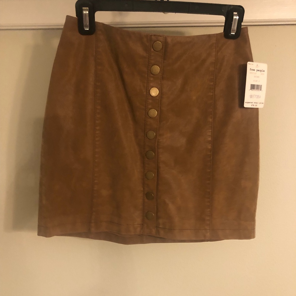 FREE PEOPLE SNAP SKIRT